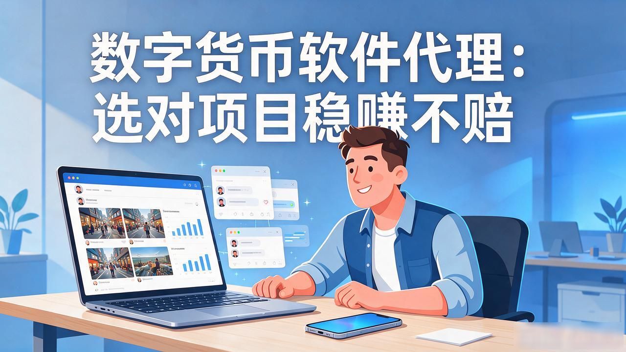 数字货币软件代理：选对项目稳赚不赔