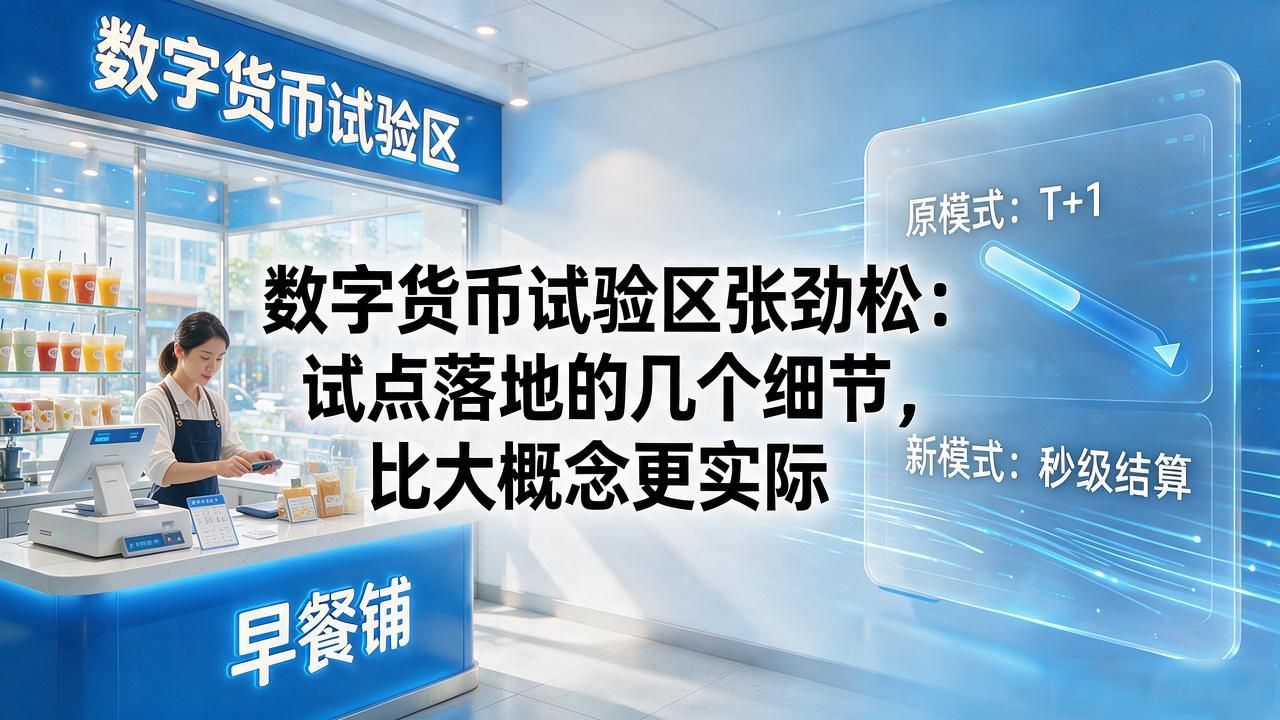 数字货币试验区张劲松：试点落地的几个细节，比大概念更实际