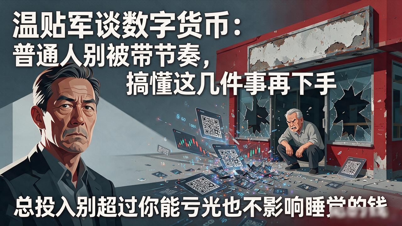 温贴军谈数字货币：普通人别被带节奏，搞懂这几件事再下手