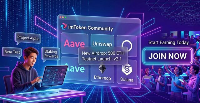 加入imToken官方合作社区，一起探索Web3新机会