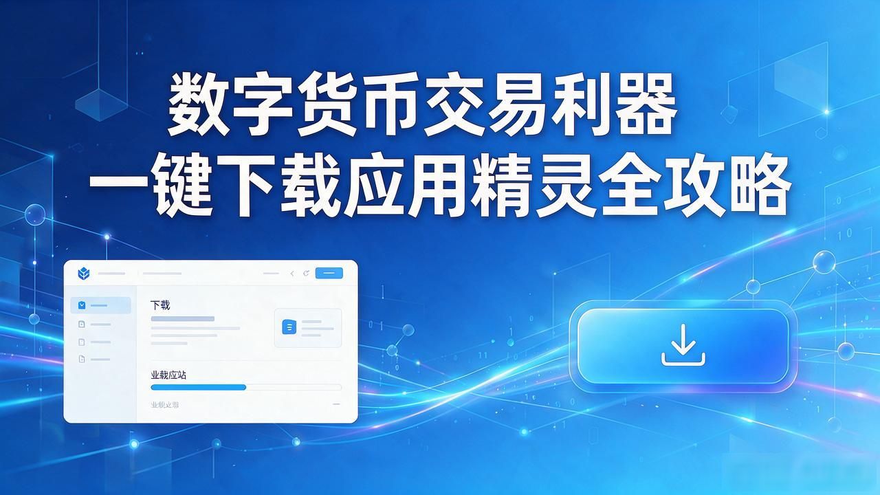 数字货币交易利器 一键下载应用精灵全攻略