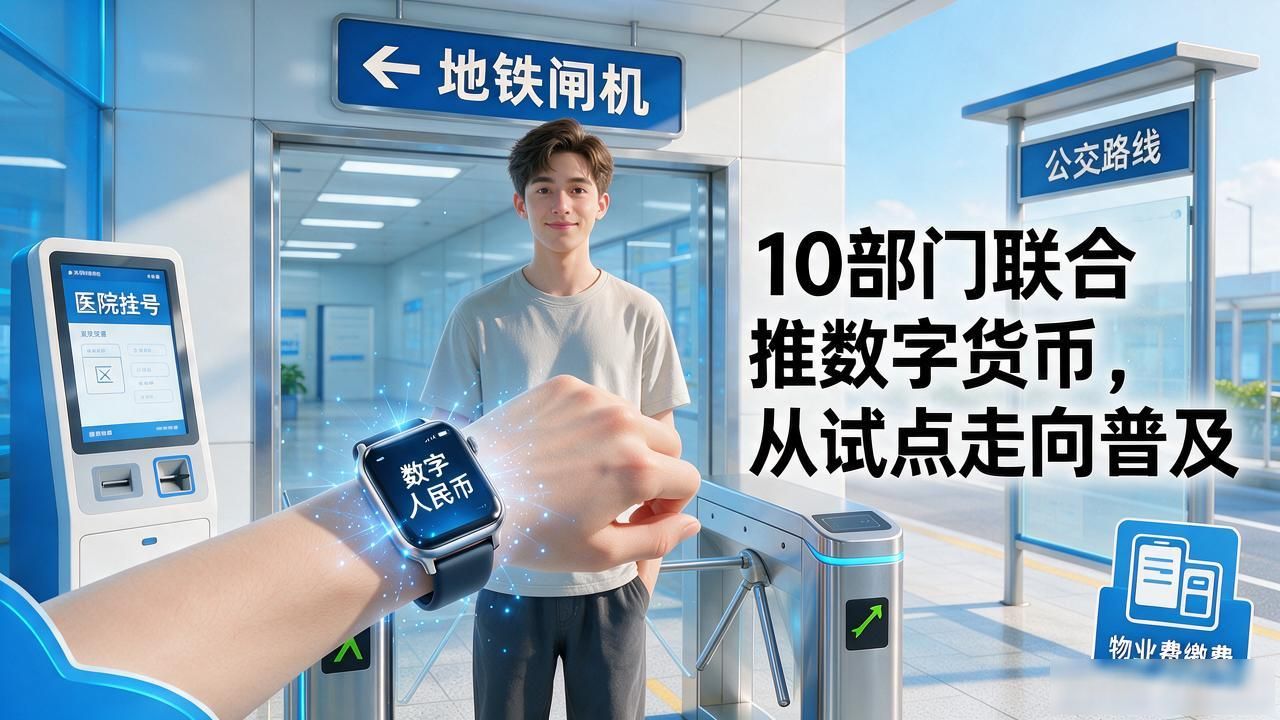 10部门联合推数字货币，从试点走向普及，你的钱会怎样变