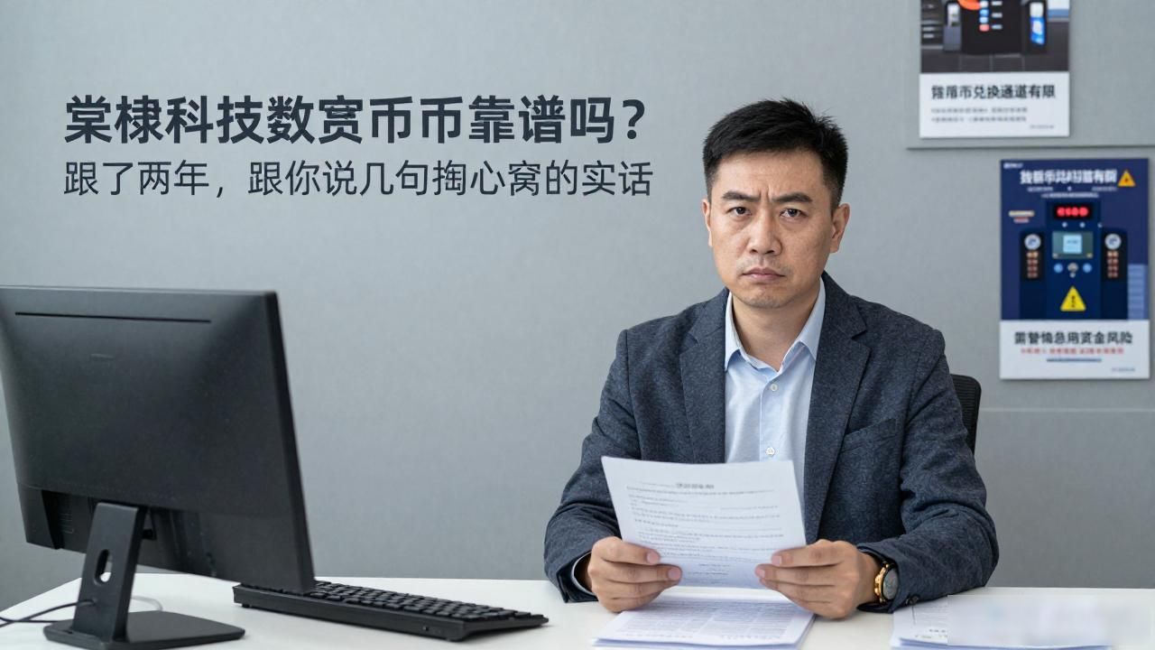 棠棣科技数字货币靠谱吗？跟了两年，跟你说几句掏心窝的实话