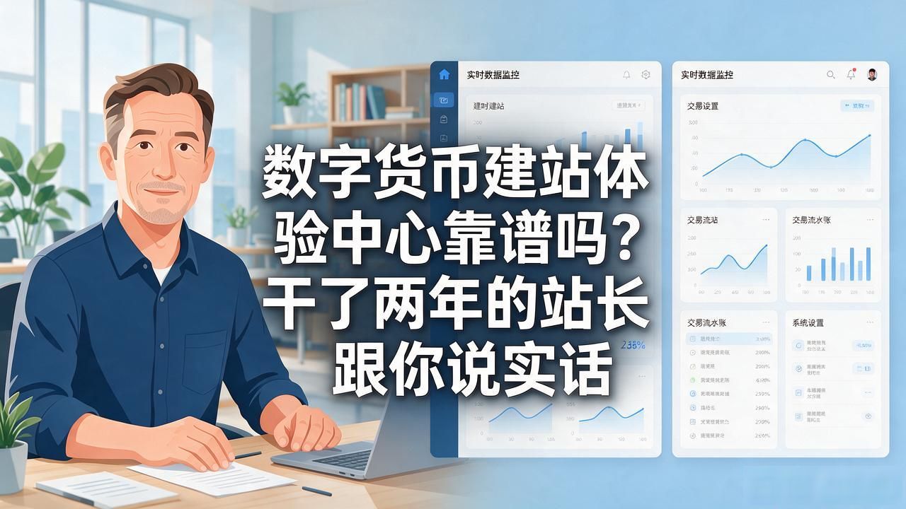 数字货币建站体验中心靠谱吗？干了两年的站长跟你说实话