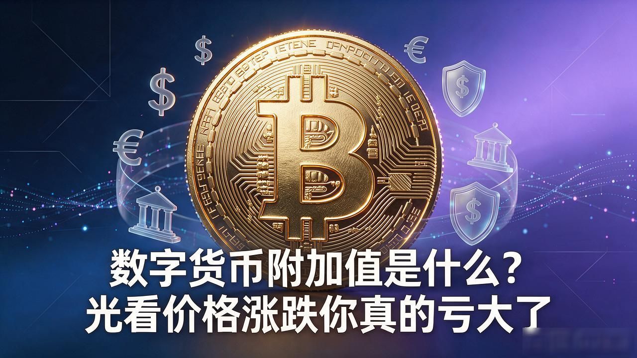 数字货币附加值是什么？光看价格涨跌你真的亏大了