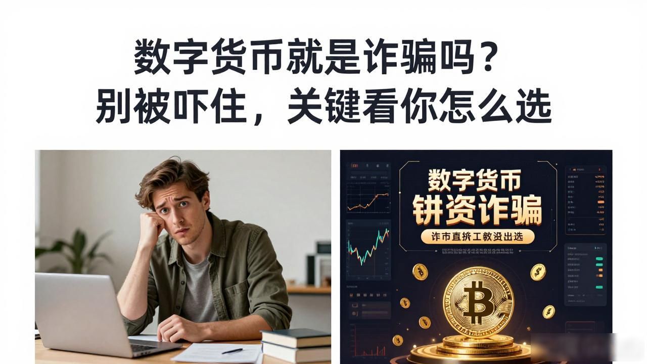数字货币就是诈骗吗？别被吓住，关键看你怎么选