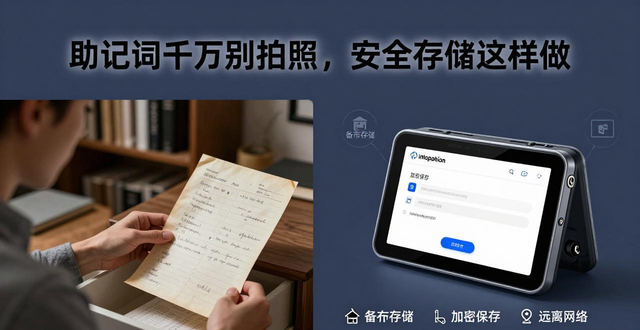 imToken冷钱包使用指南：助记词千万别拍照，安全存储这样做