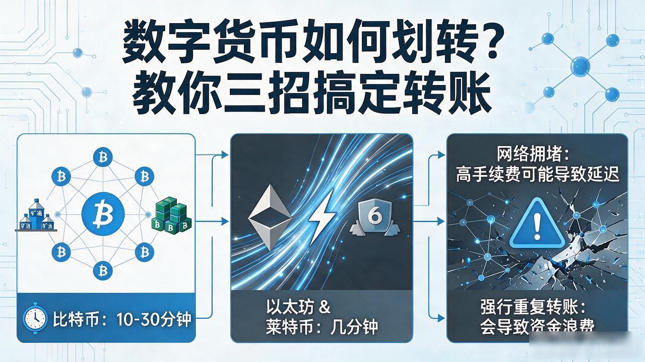 数字货币如何划转？教你三招搞定转账