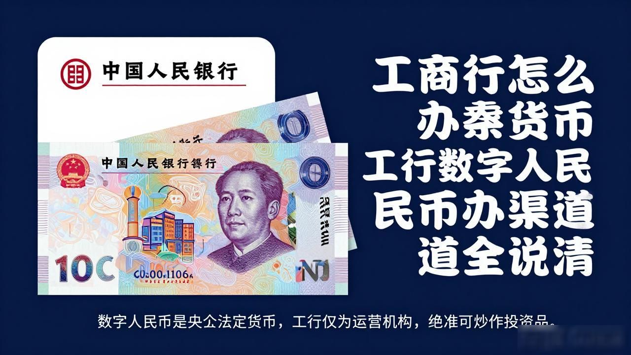 工商行怎么办数字货币 工行数字人民币办理渠道全说清