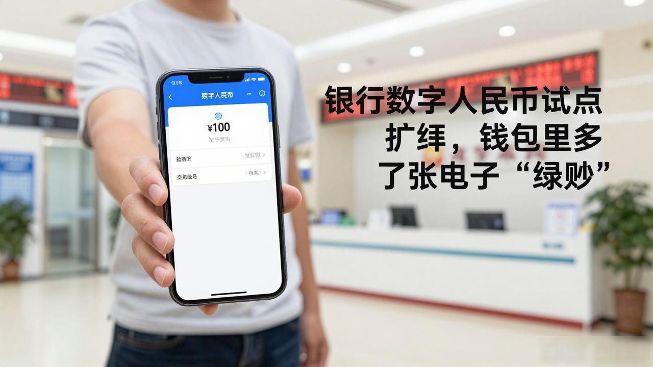 银行数字人民币试点扩围，钱包里多了张电子“绿钞”