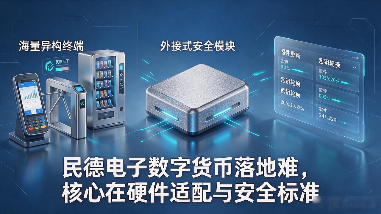 民德电子数字货币落地难，核心在硬件适配与安全标准