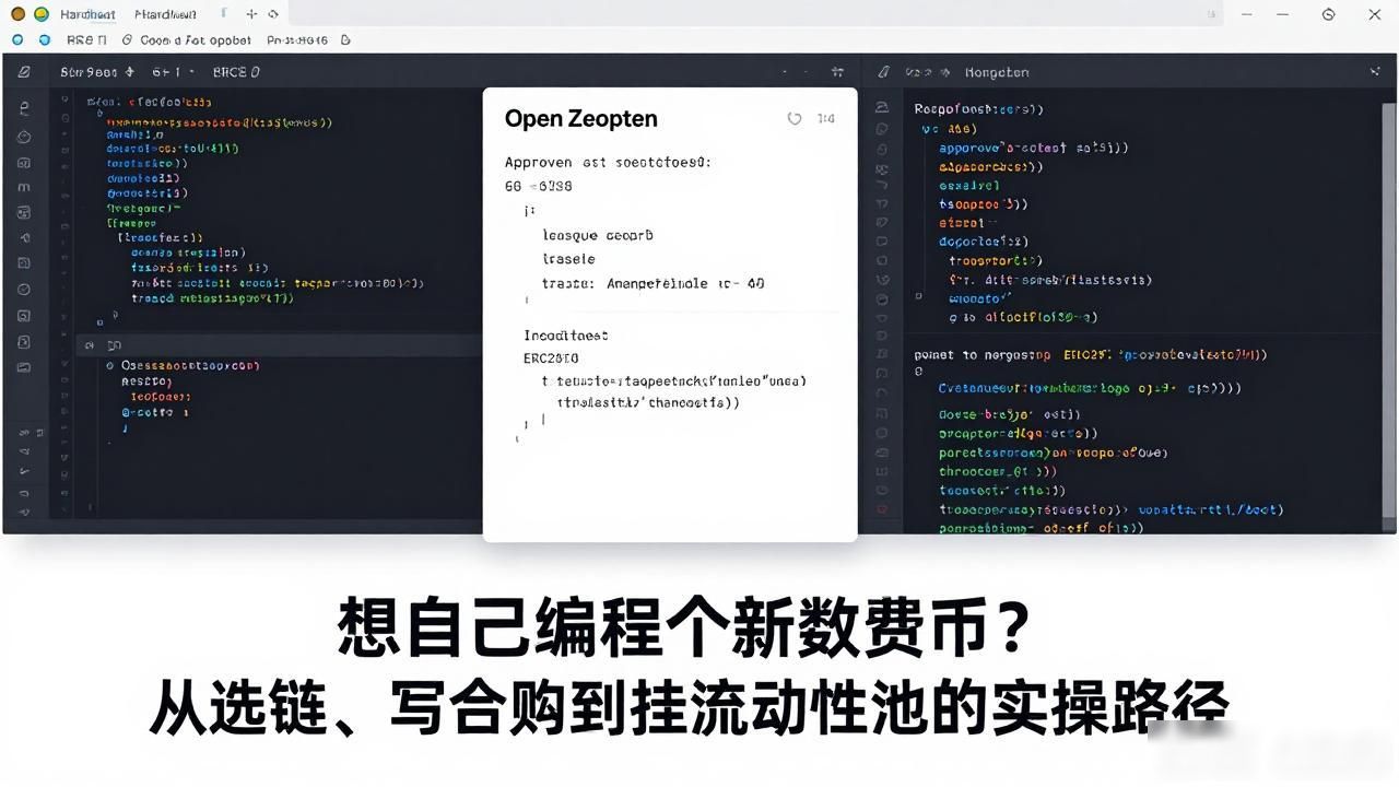 想自己编程做个新数字货币？从选链、写合约到挂流动性池的实操路径