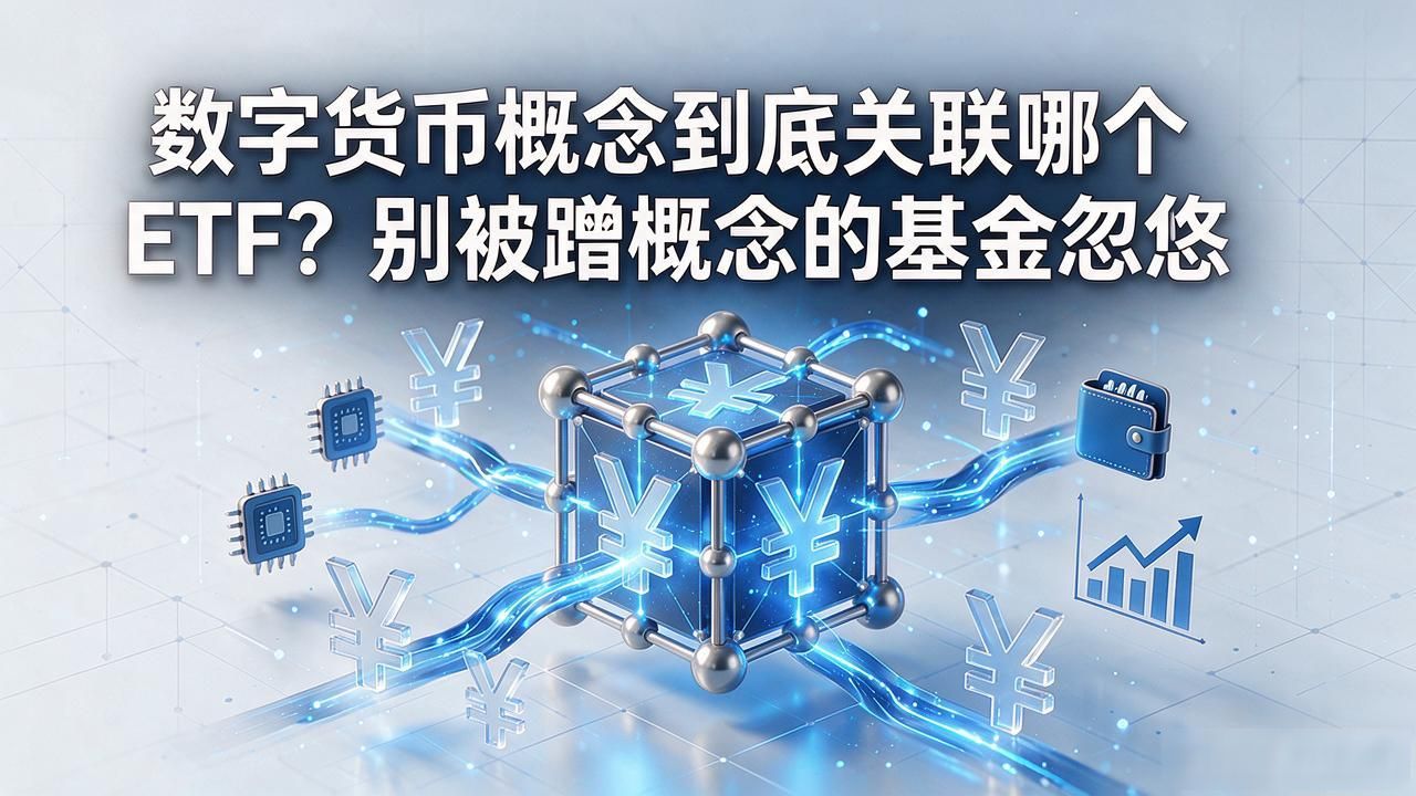 数字货币概念到底关联哪个ETF？别被蹭概念的基金忽悠