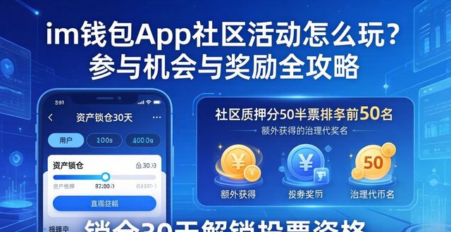 im钱包App社区活动怎么玩？参与机会与奖励全攻略