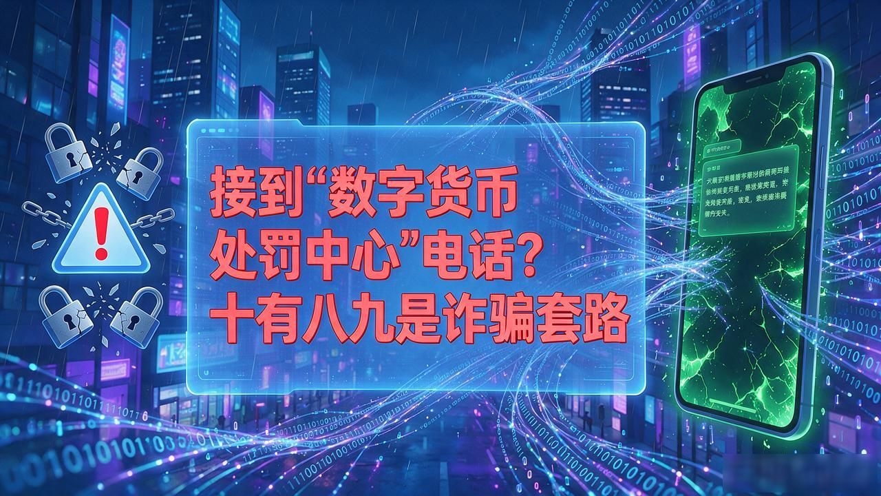 接到"数字货币处罚中心"电话？十有八九是诈骗套路