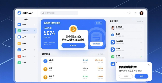 imToken 1.0安卓版界面改进：资产卡片清晰，转账更方便