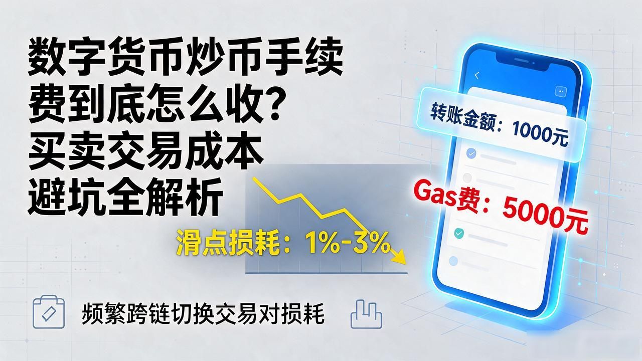 数字货币炒币手续费到底怎么收？买卖交易成本避坑全解析