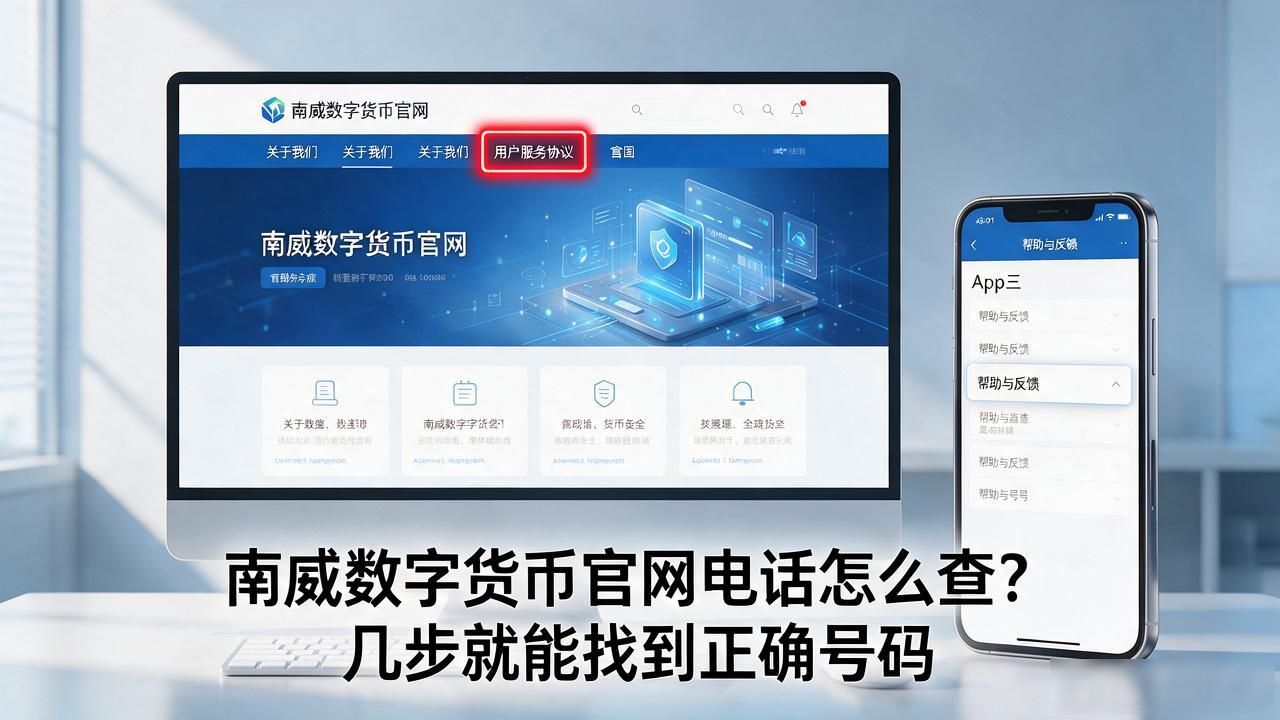 南威数字货币官网电话怎么查？几步就能找到正确号码