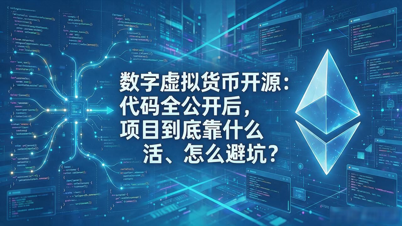 数字虚拟货币开源：代码全公开后，项目到底靠什么活、怎么避坑