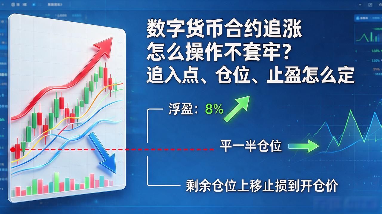 数字货币合约追涨怎么操作不套牢？追入点、仓位、止盈怎么定