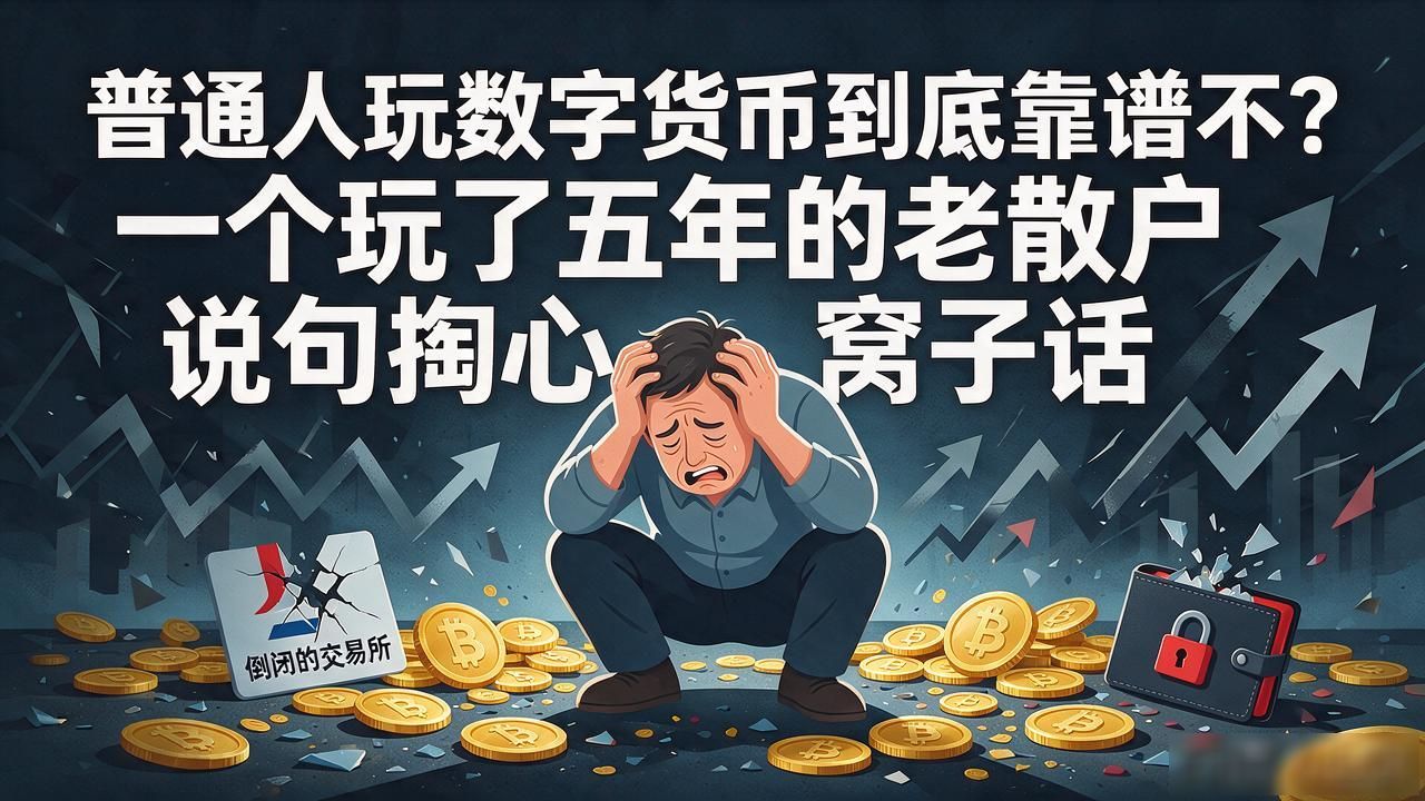 普通人玩数字货币到底靠谱不？一个玩了五年的老散户说句掏心窝子话